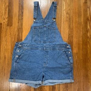 Old Navy Slouchy Straight Non-Stretch Jean Overalls